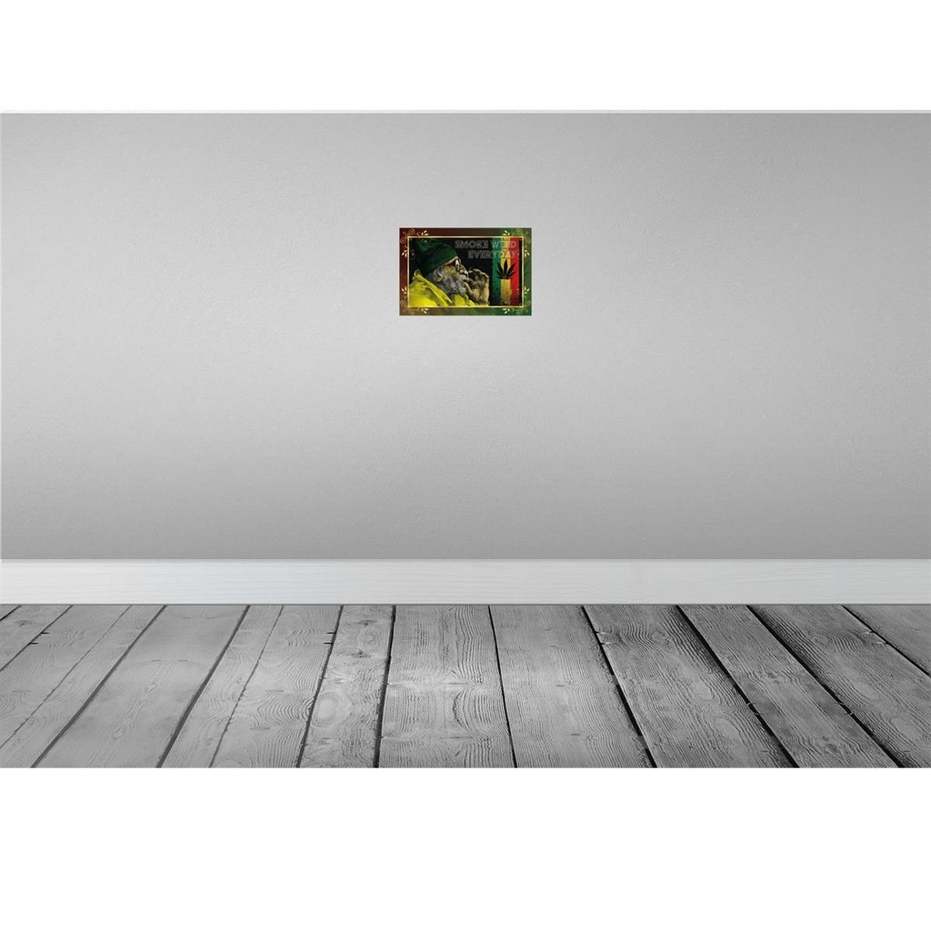 [LA-113717-2030] Blechschild 20x30 cm Cannabis smoke weed everyday Bild 2