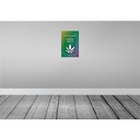 [LA-113720-2030] Blechschild 30x20 cm keep calm and smoke weed Yoga Bild 2