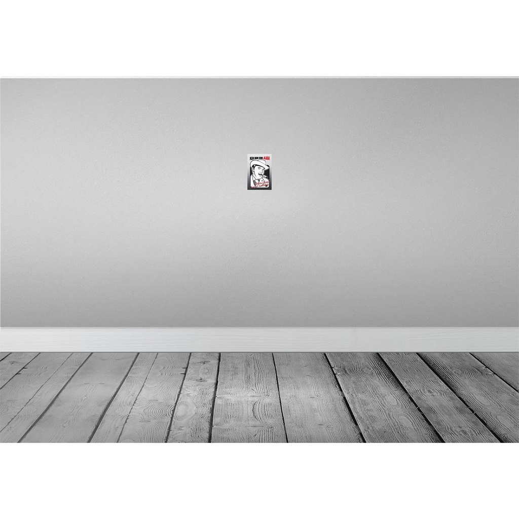 [LA-113728-1812] Blechschild 18x12 cm ich bin ASSI schön intelligent Dekoration Spruch Zitat Bild 2