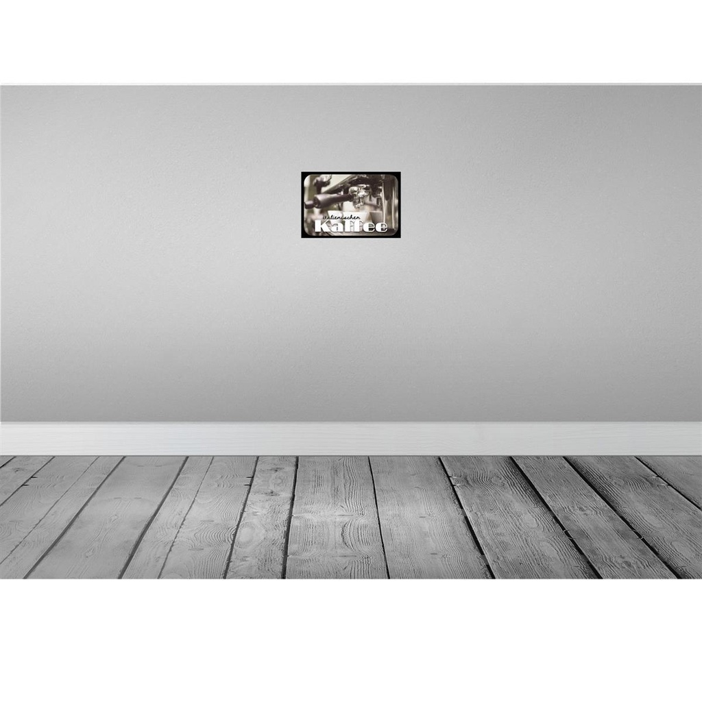[LA-113736-H] Holzschild 20x30 cm italienischer Kaffee Essen Trinken Bild 2