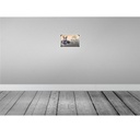 [LA-113749-H] Holzschild 20x30 cm Katze Chartreux hier wache ich Tier Haustier Bild 2