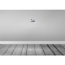 [LA-113752-1812] Blechschild 12x18 cm Hund Mops hier wache ich Tier Haustier Bild 2