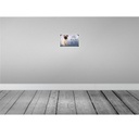 [LA-113752-2030] Blechschild 20x30 cm Hund Mops hier wache ich Tier Haustier Bild 2