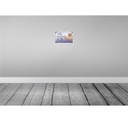 [LA-113757-2030] Blechschild 20x30 cm Hund Zwergspitz hier wache ich Tier Haustier Bild 2