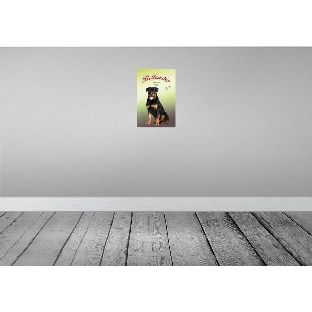 [LA-113771-2030] Blechschild 30x20 cm Hund Rottweiler Deutschland 1850 Tier Haustier Bild 2