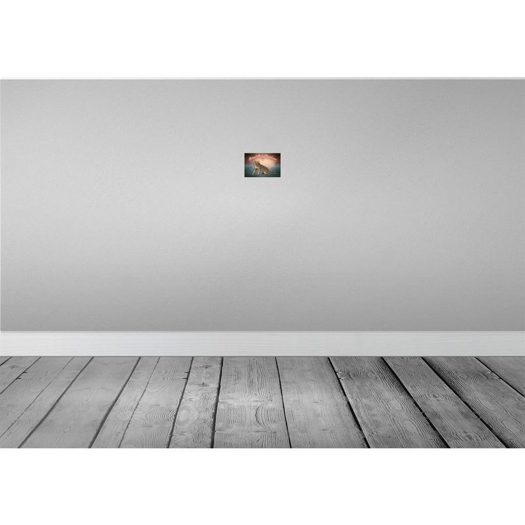 [LA-113789-1812-H] Holzschild 12x18 cm Katze Orientalisch Kurzhaar England Tier Haustier Bild 2