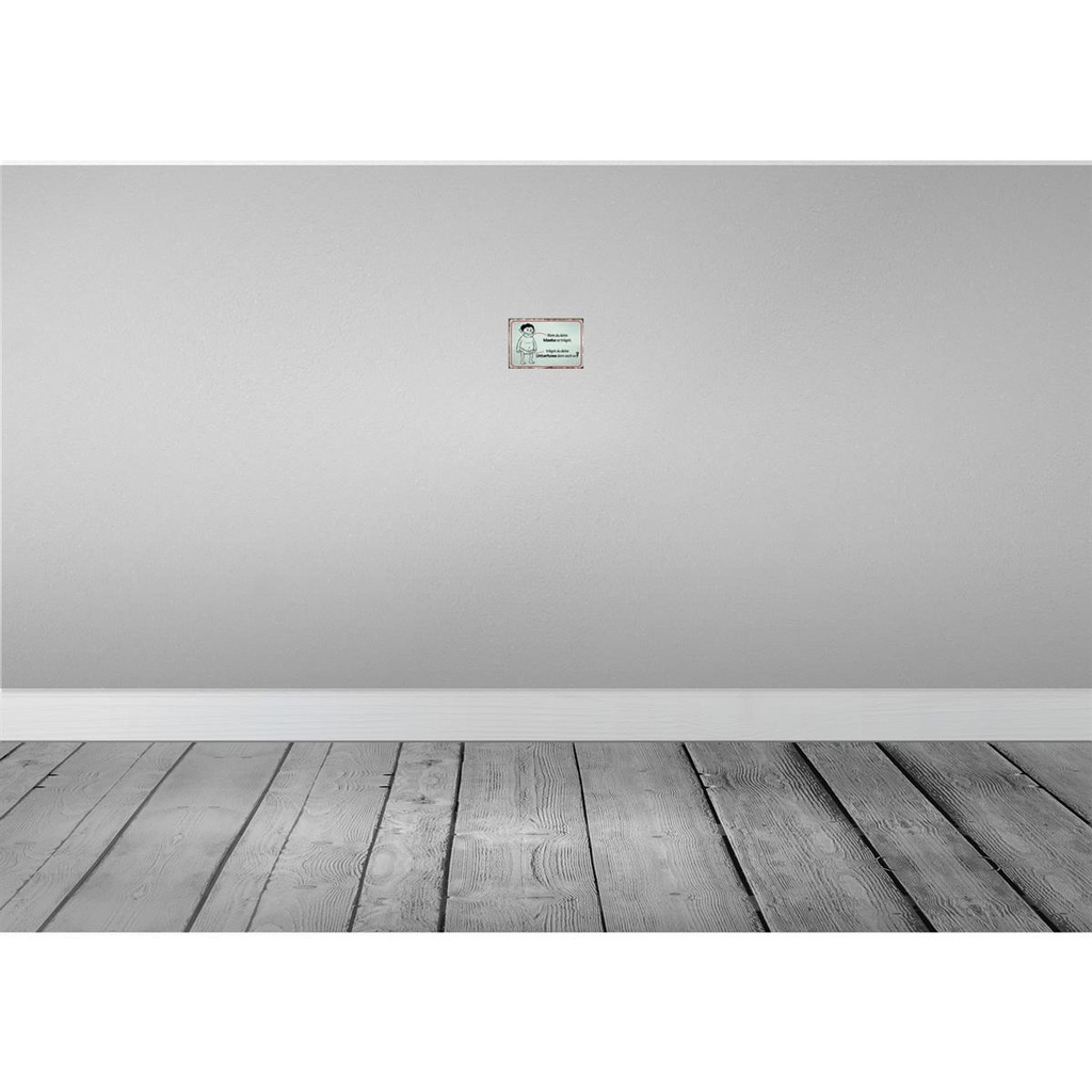[LA-113817-1812] Blechschild 12x18 cm wenn du deine Maske so trägst Dekoration Spruch Zitat Bild 2