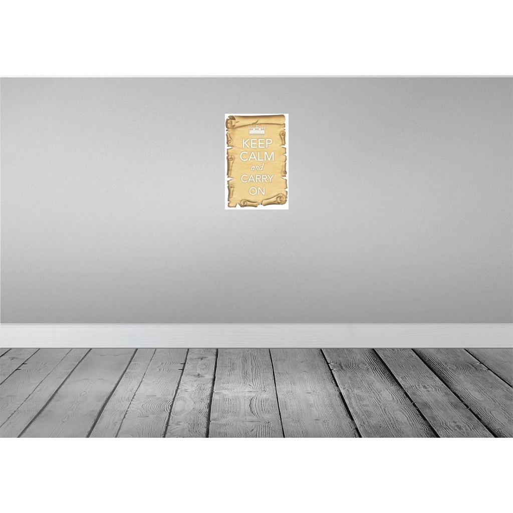 [LA-113828-H] Holzschild 30x20 cm Keep Calm and carry on Bild 2
