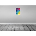 [LA-113846-2030] Blechschild 30x20 cm Keep Calm and show true colors Yoga Bild 2