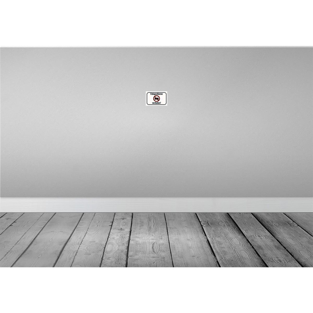 [LA-113871-1812] Blechschild 12x18 cm Fotografieren verboten Warnschild Hinweisschild Sicherheit Vorsicht Bild 2