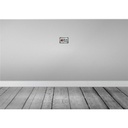 [LA-113918-1812-H] Holzschild 12x18 cm Hund hier kein Hundeklo Tier Haustier Bild 2