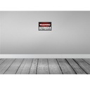 [LA-114029-H] Holzschild 20x30 cm Warning Man Cave no woman Männer Frauen Bild 2