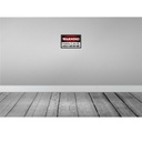 [LA-114030-2030] Blechschild 20x30 cm Warning man cave enter at your Warnschild Hinweisschild Sicherheit Vorsicht Bild 2