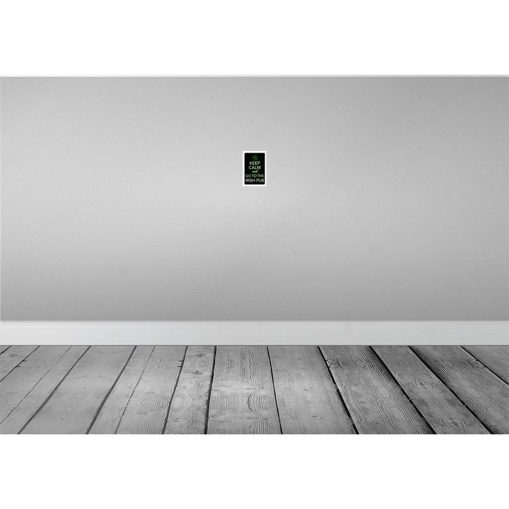 [LA-114038-1812] Blechschild 18x12 cm Keep calm and go to Irish Pub Yoga Bild 2