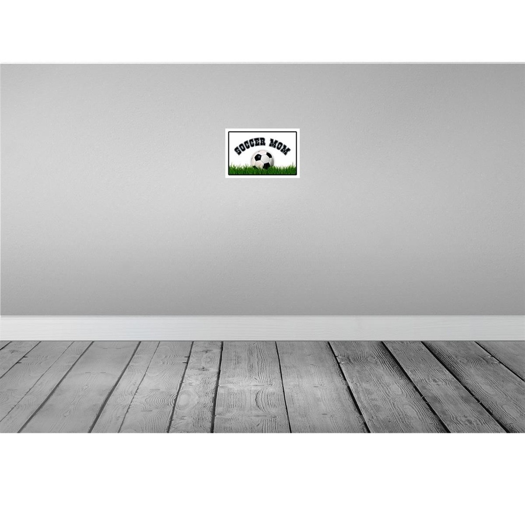 [LA-114050-H] Holzschild 20x30 cm Fußball Soccer Mom Mutter Sport Hobby Bild 2