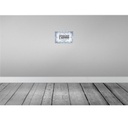 [LA-114081-2030] Blechschild 20x30 cm Gestern hier aufgeräumt geputzt Dekoration Spruch Zitat Bild 2
