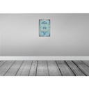 [LA-114109-2030] Blechschild 30x20 cm heute lebe ich morgen putze Spruch Zitat Bild 2