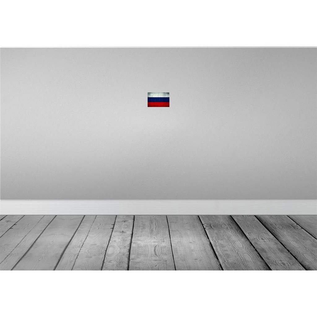 [LA-114120-1812] Blechschild 12x18 cm Russland Fahne Russia Flagge Wappen Bild 2