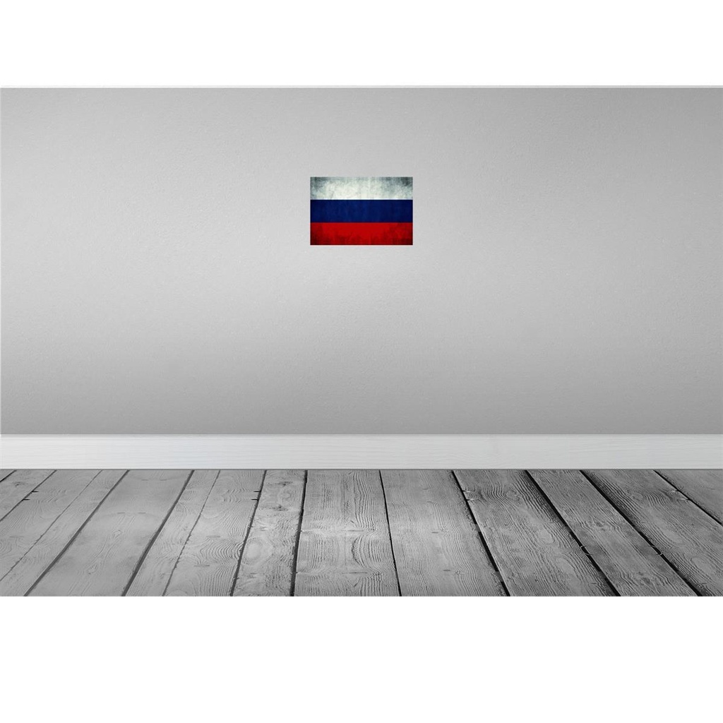 [LA-114120-2030] Blechschild 20x30 cm Russland Fahne Russia Flagge Wappen Bild 2