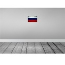 [LA-114120-H] Holzschild 20x30 cm Russland Fahne Russia Flagge Wappen Bild 2