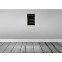 [LA-114140-2030] Blechschild 30x20 cm Man cave Rules no sitting Spot Dekoration Bild 2