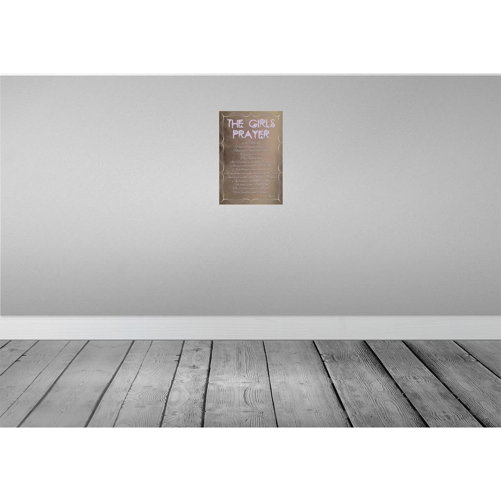 [LA-114149-H] Holzschild 30x20 cm the girls Prayer our Marks which Spruch Zitat Bild 2