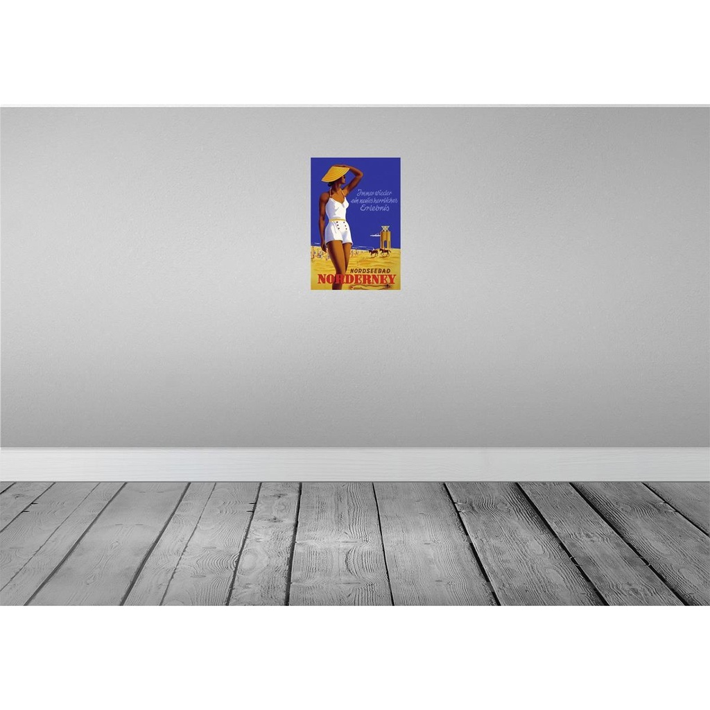 [LA-114159-2030] Blechschild 30x20 cm Urlaub Nordseebad Norderney Abenteuer Reisen Bild 2