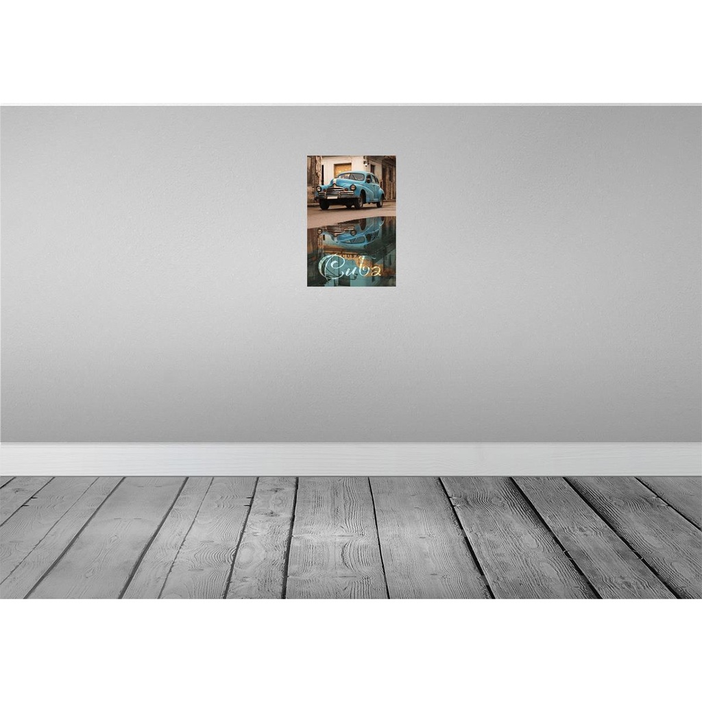 [LA-114161-2030] Blechschild 30x20 cm Cuba blue Auto Garage Werkstatt Bild 2