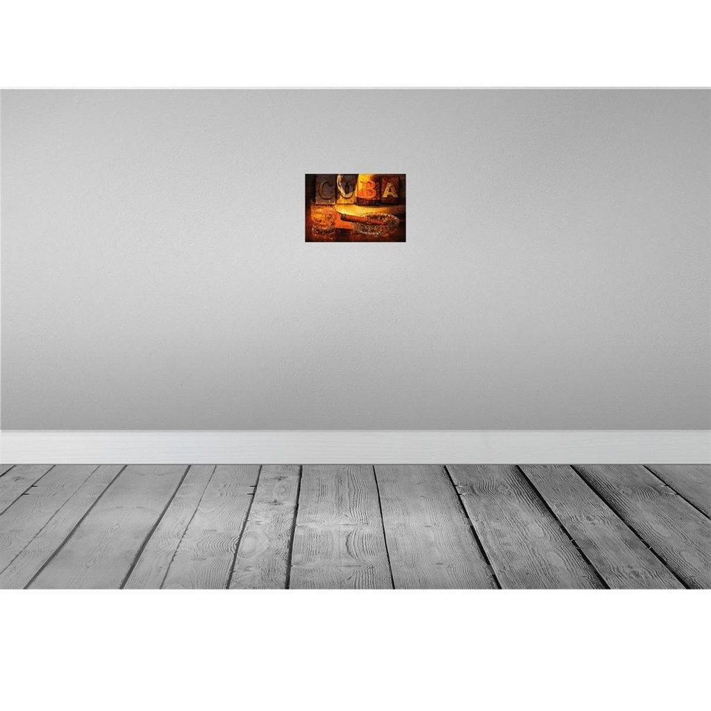 [LA-114168-2030] Blechschild 20x30 cm Cuba Zigarre Rum Havanna Abenteuer Reisen Amerika USA Urlaub Bild 2