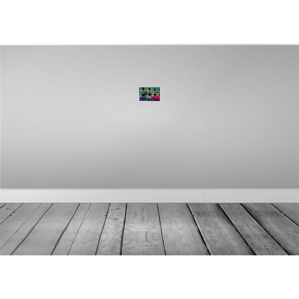 [LA-114169-1812-H] Holzschild 12x18 cm Cuba Karte 3 Autos Auto Garage Werkstatt Bild 2
