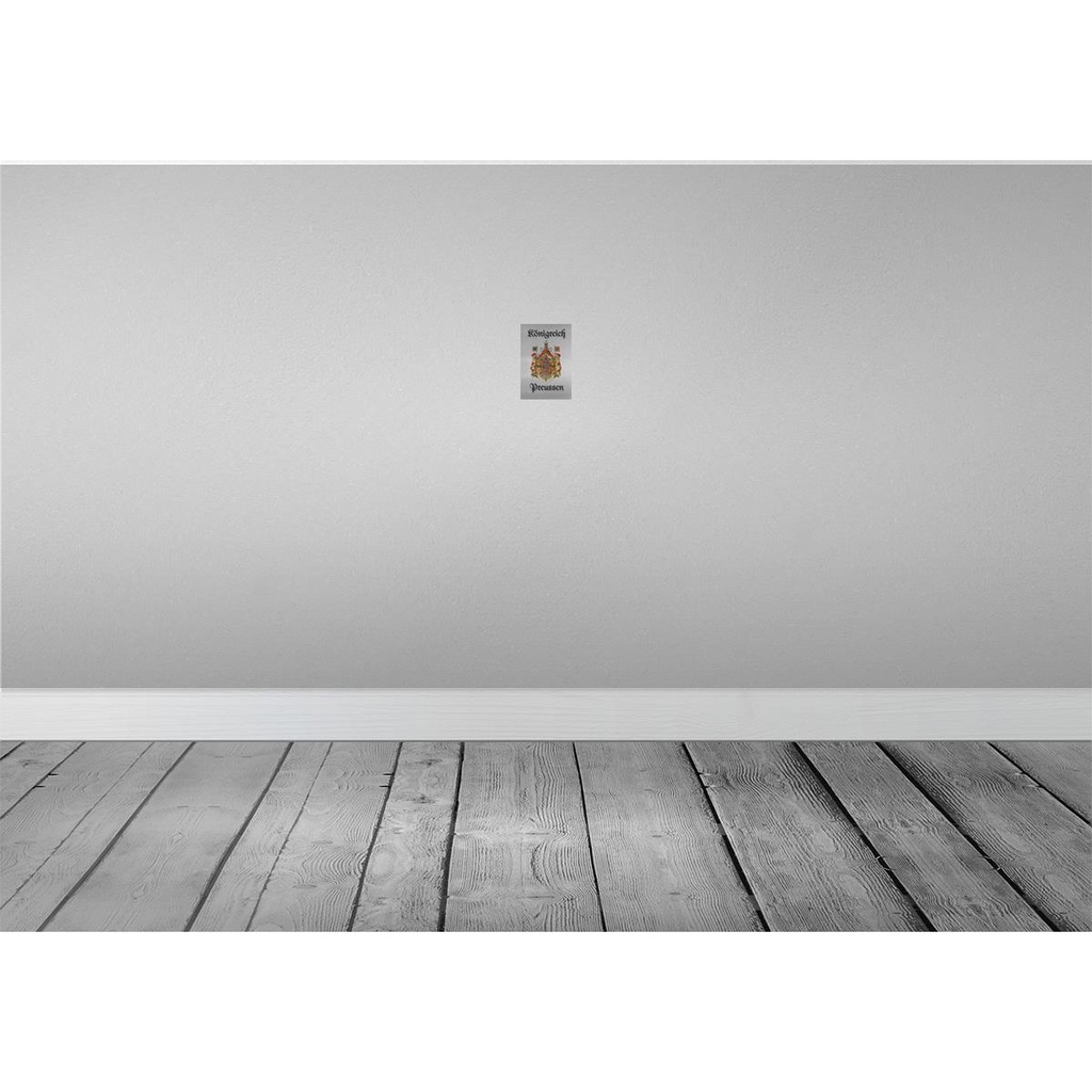 [LA-114172-1812-H] Holzschild 18x12 cm Königreich Preussen Wappen Flagge Fahne Bild 2