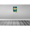 [LA-114212-H] Holzschild 30x20 cm welcome to fabulous las vegas Amerika USA Bild 2
