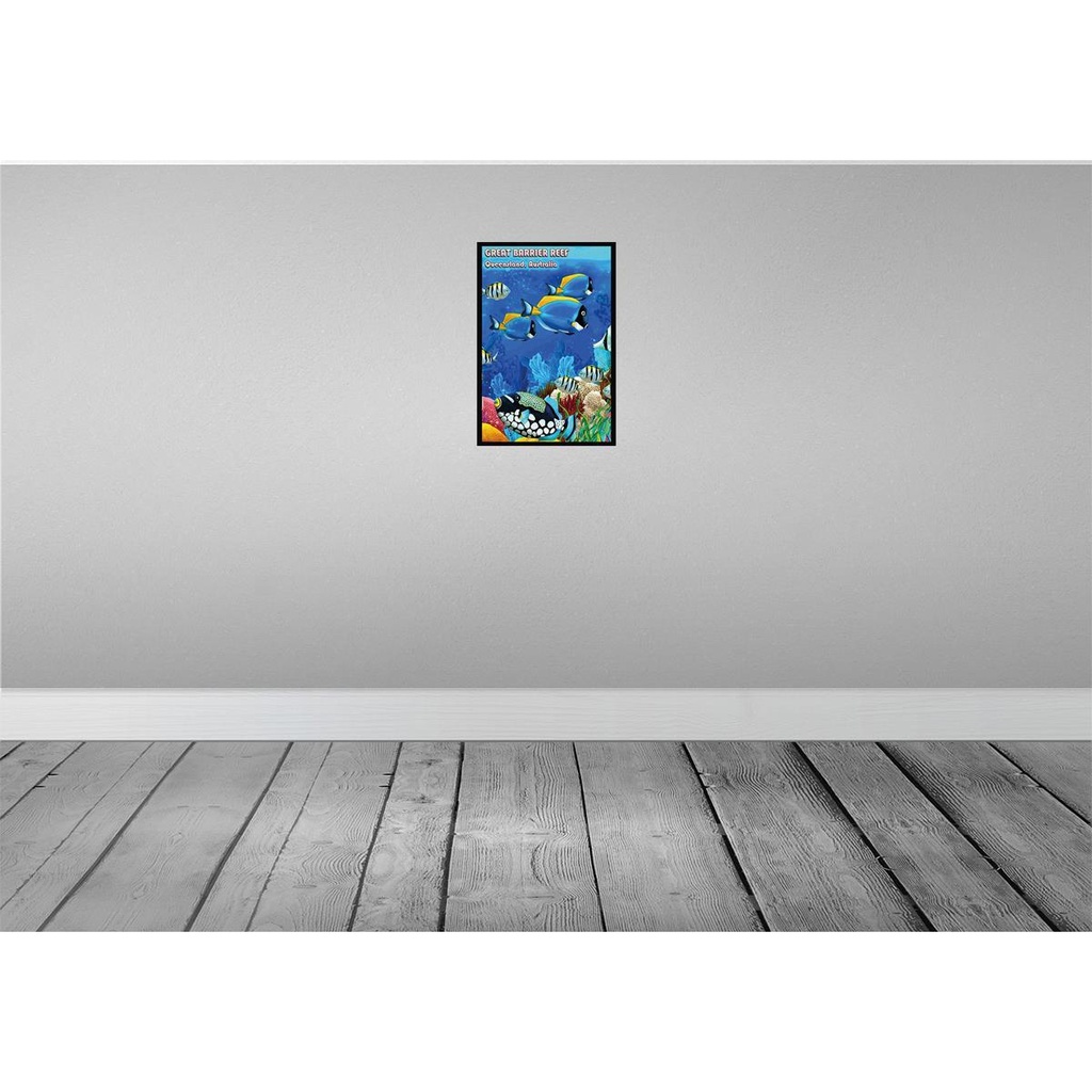 [LA-114215-2030] Blechschild 30x20 cm great barrier reef Queensland Dekoration Bild 2
