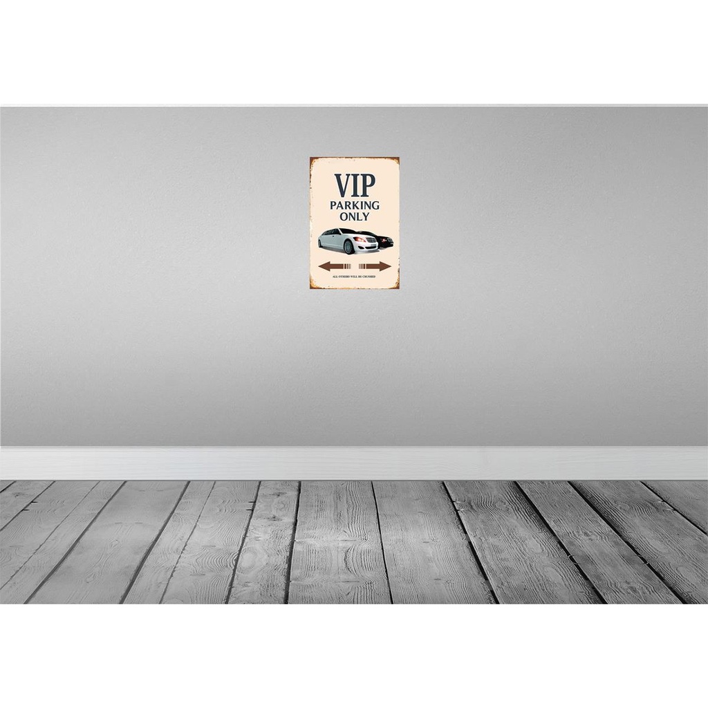 [LA-114221-2030] Blechschild 20x30 cm VIP Parking only all others will Parkplatzschild Bild 2
