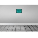 [LA-114294-2030] Blechschild 20x30 cm bei uns Hand in gearbeitet Spruch Zitat Bild 2