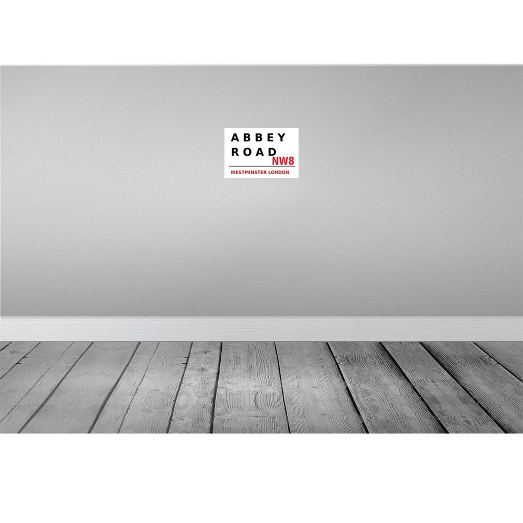 [LA-114312-H] Holzschild 20x30 cm Street Abbey Road NW8 England Bild 2