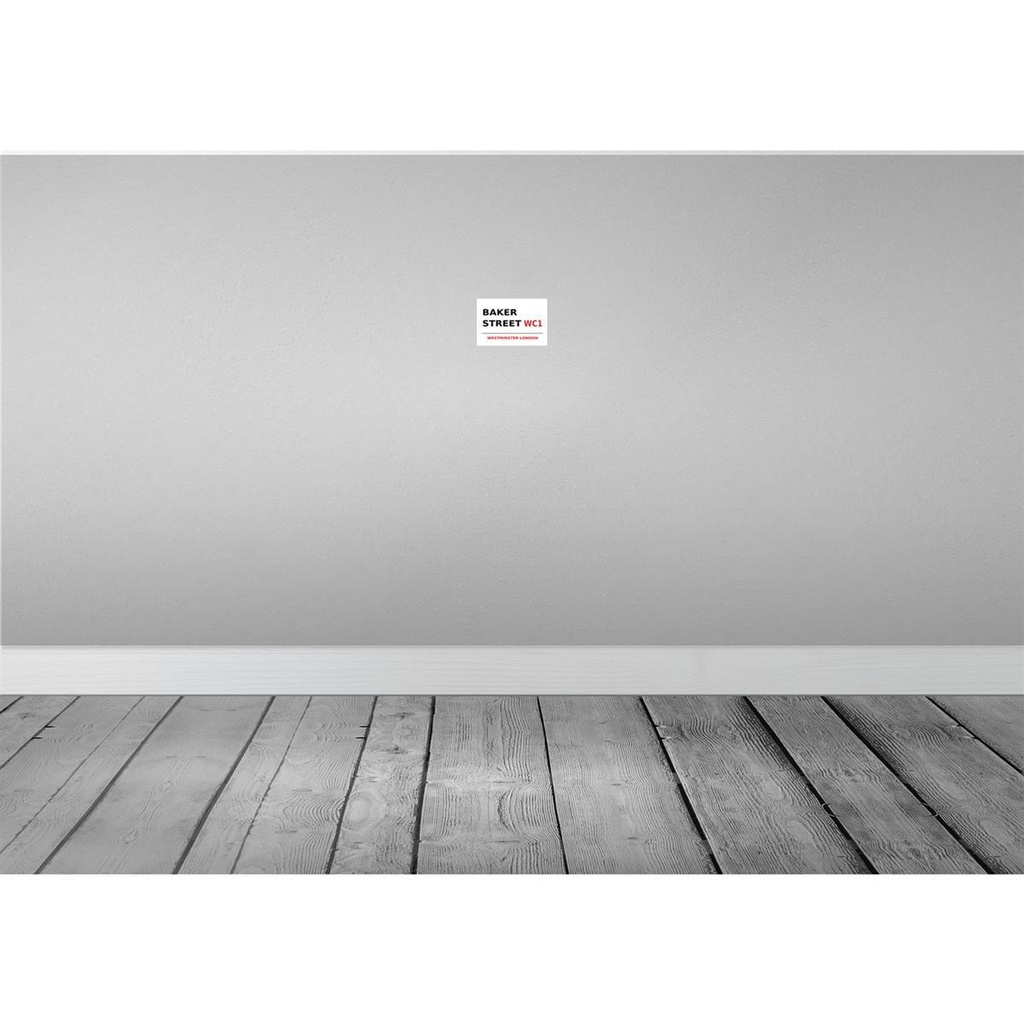 [LA-114314-1812] Blechschild 12x18 cm Street Baker WC1 Abenteuer Reisen England Urlaub Bild 2