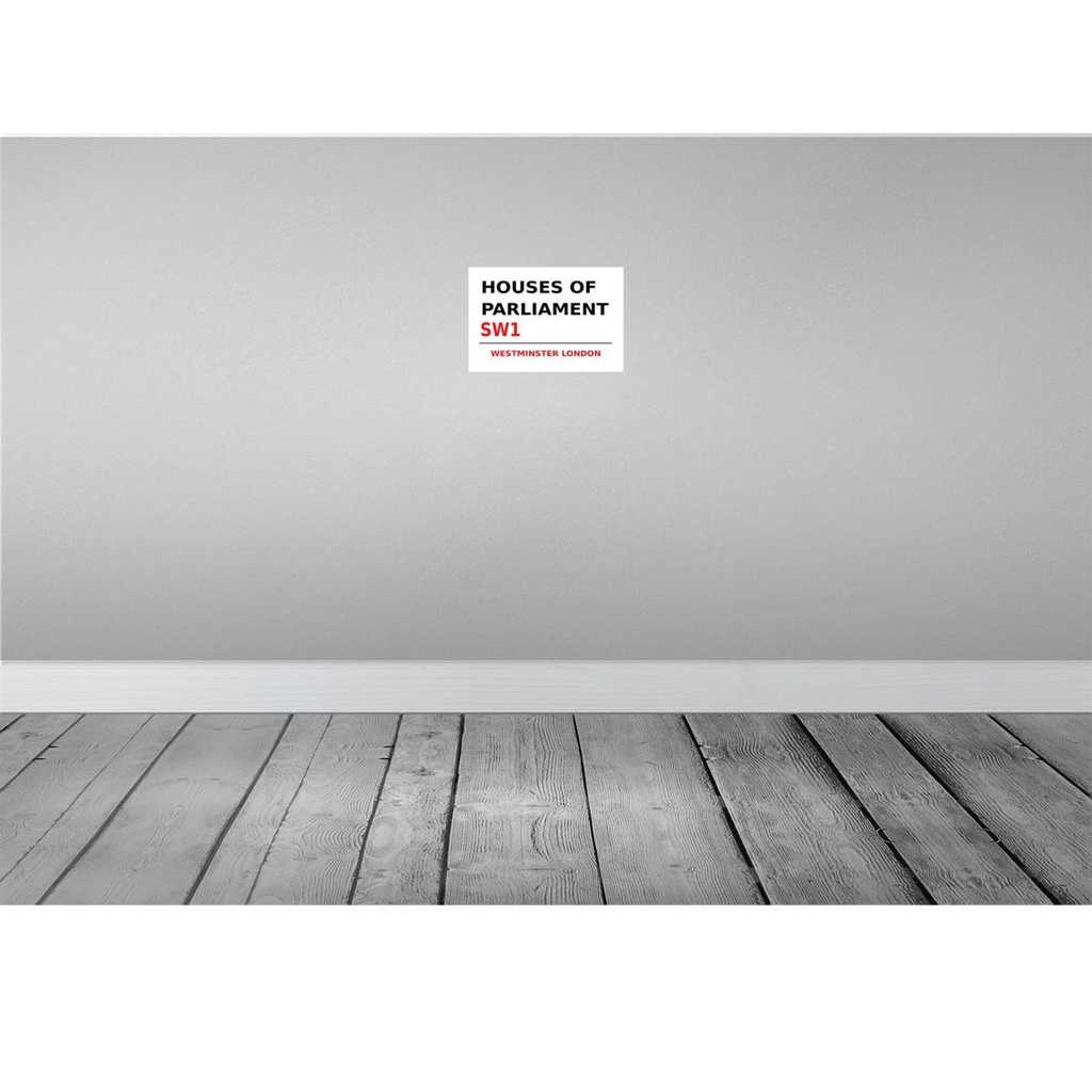[LA-114344-2030] Blechschild 20x30 cm Houses of Parliament SW1 Essen Trinken Abenteuer Reisen Urlaub Bild 2