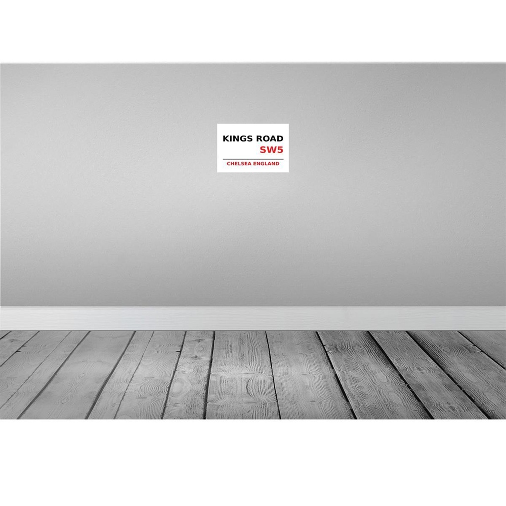 [LA-114352-2030] Blechschild 20x30 cm England Chelsea Kings Road SW5 Abenteuer Reisen Urlaub Bild 2