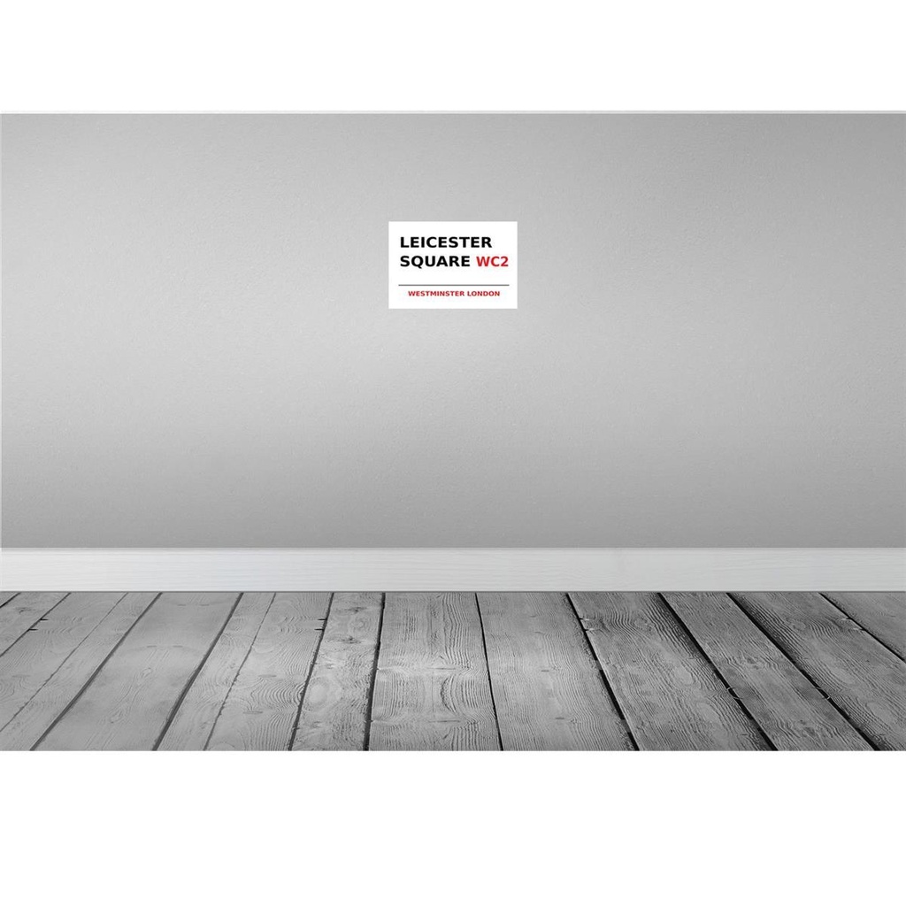 [LA-114356-H] Holzschild 20x30 cm Westminster Leicester Square WC2 England Bild 2