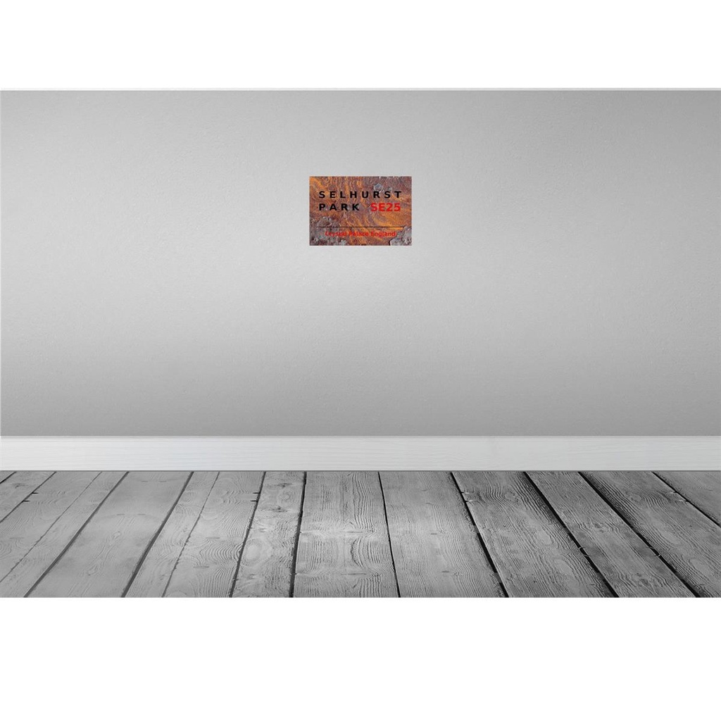 [LA-114385-H] Holzschild 20x30 cm England Selhurst Park SE25 Bild 2