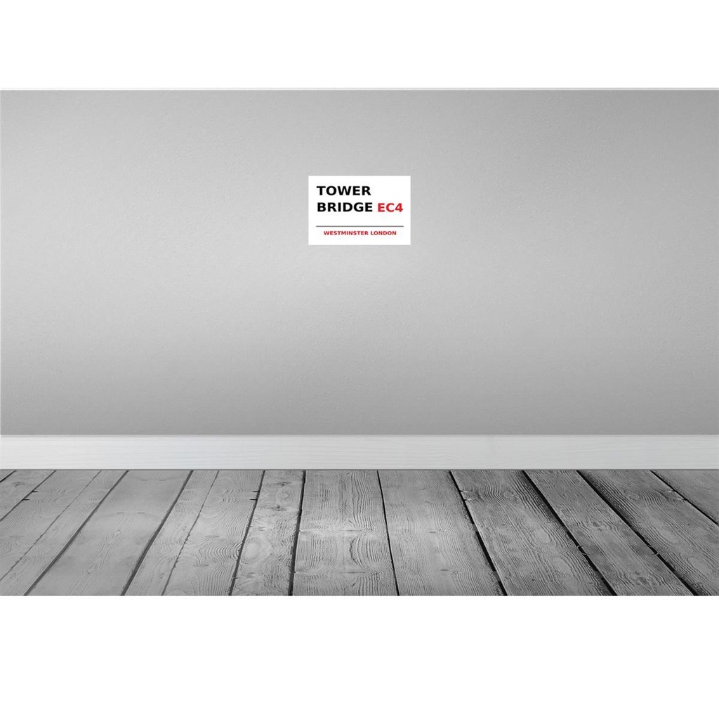 [LA-114401-H] Holzschild 20x30 cm Westminster Tower Bridge EC4 England Bild 2