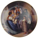 Wandteller Lilienthal Gesellige Momente Die Brüder Franz von Defregger gebraucht - sehr gut