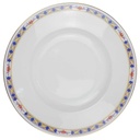 Suppenteller Goldrand 25,8 cm Rosenthal Botticelli Bunte Blumenranke Bavaria Selb gebraucht - sehr gut