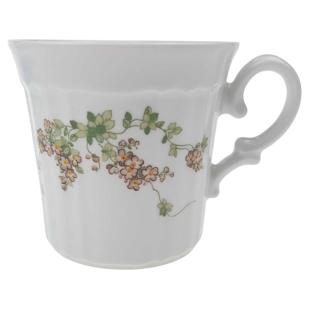 [129285] Kaffeetasse Eschenbach Salzburg braun grüne Ranke gebraucht - sehr gut