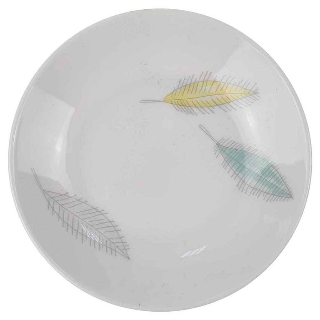 Schälchen 10,9 cm Rosenthal Form 2000 Bunte Blätter R. Loewy