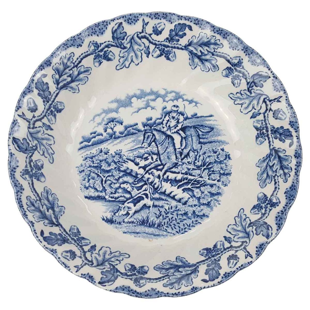 [129328] Dessertschale 13,5 cm Myott Country Life Blau gebraucht - sehr gut