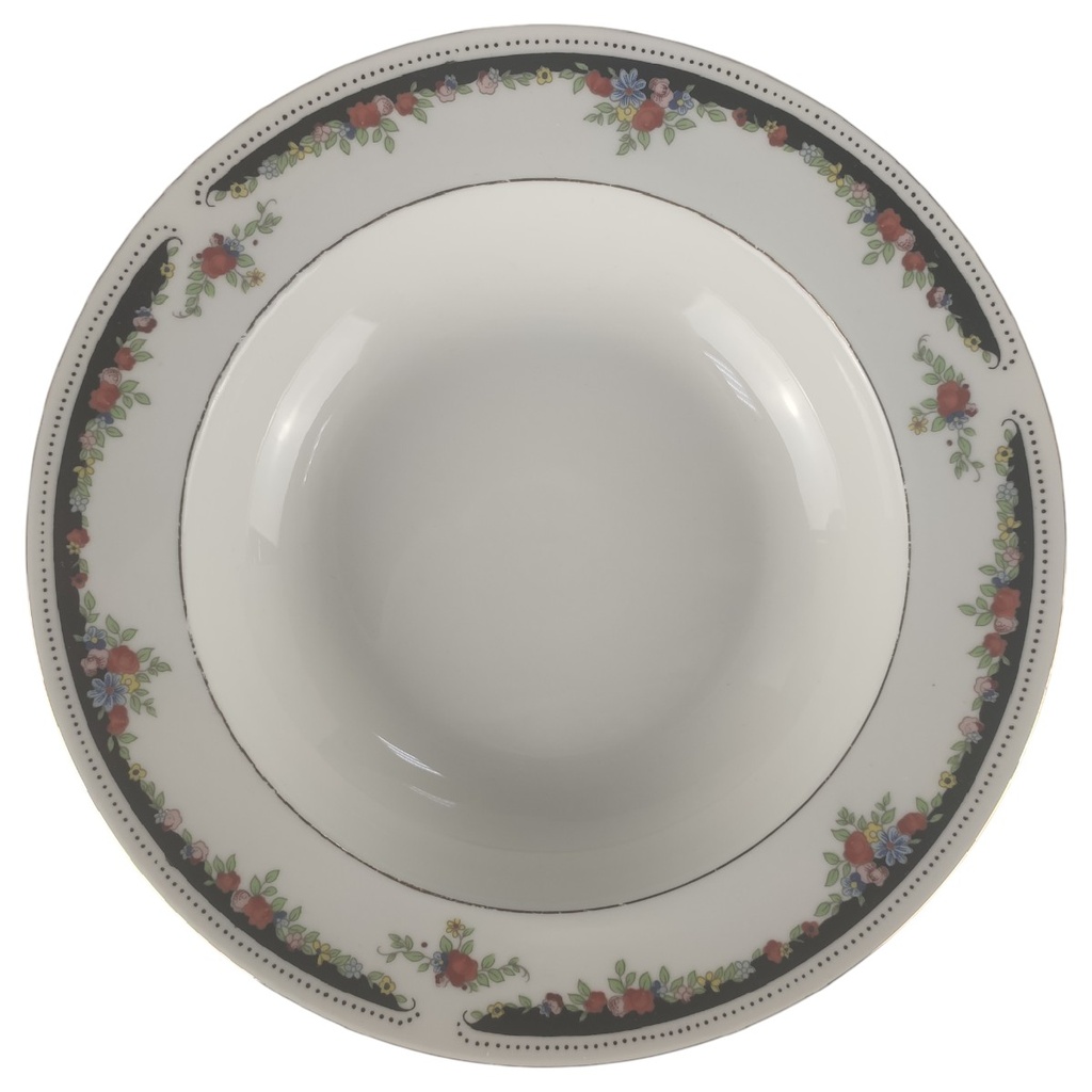 [129336] Suppenteller 22 cm China Pearl Rebecca gebraucht - gut