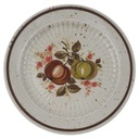 Kuchenteller Dessertteller 19,5 cm Winterling Marktleuthen Blumen Obst Dekor gebraucht - sehr gut