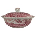 Ragoutterrine 1,15 L Myott Royal Mail Rot gebraucht - sehr gut